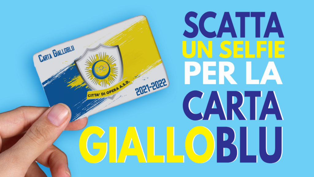 SCATTA IL TUO SELFIE PER LA GIALLOBLU CARD